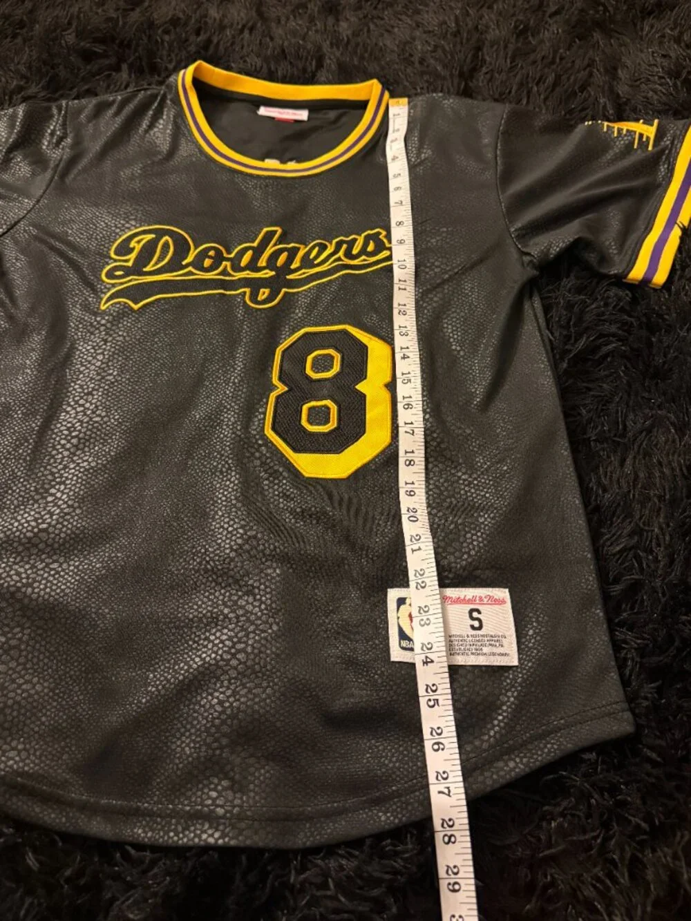 Kobe Bryant Los Angeles Dodgers Mitchell & Ness Jersey - Black